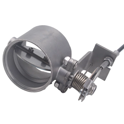 Motorcycle modified diagonal sports car suitable exhaust pipe valve general motorcycle valve