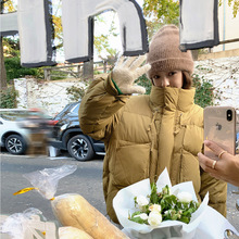 【雾中女孩】2025冬季新款四季青90绒软fufu小个子羽绒服短面包服