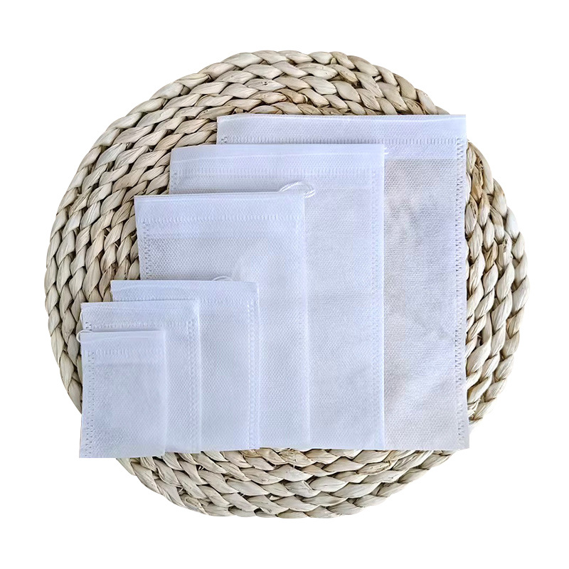 跨境批发抽线茶包袋中药袋调料煲汤隔渣袋一次性无纺布过滤袋