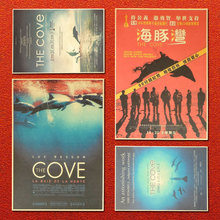 海豚湾 The Cove海洋纪录片电影海报 环境保护室内装饰咖啡馆墙画