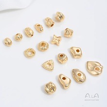 ����ɫ14K����Ҏ�tʯ�^�鮐�θ���ë��Ȧ���}�Y��Ƭdiy�Ʒ���