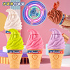 Summer flashing rotating toy for ice cream, frisbee, ice cream, dragonfly, wholesale