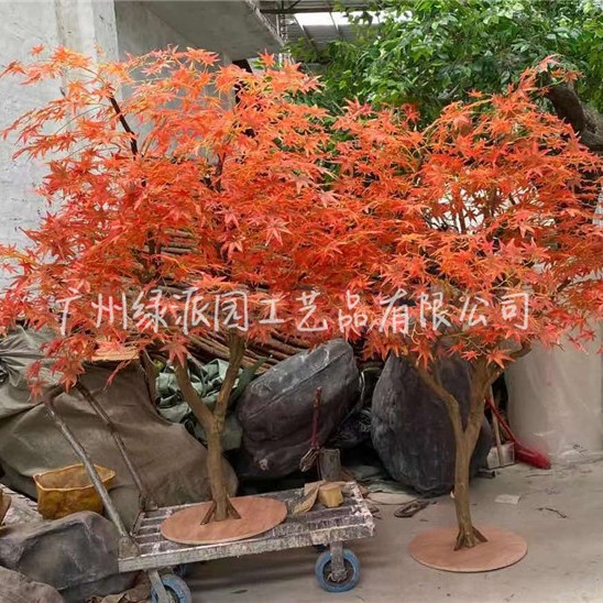 婚庆公司专用仿真红枫树许愿树假红树 酒店布景装饰大型人造红枫