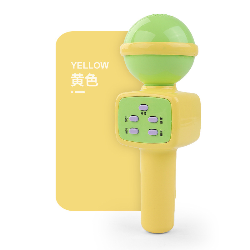 Micrófono inalámbrico para niños sonido en un micrófono de eco para la educación temprana acertijo canto bebé juguetes de karaoke niñas