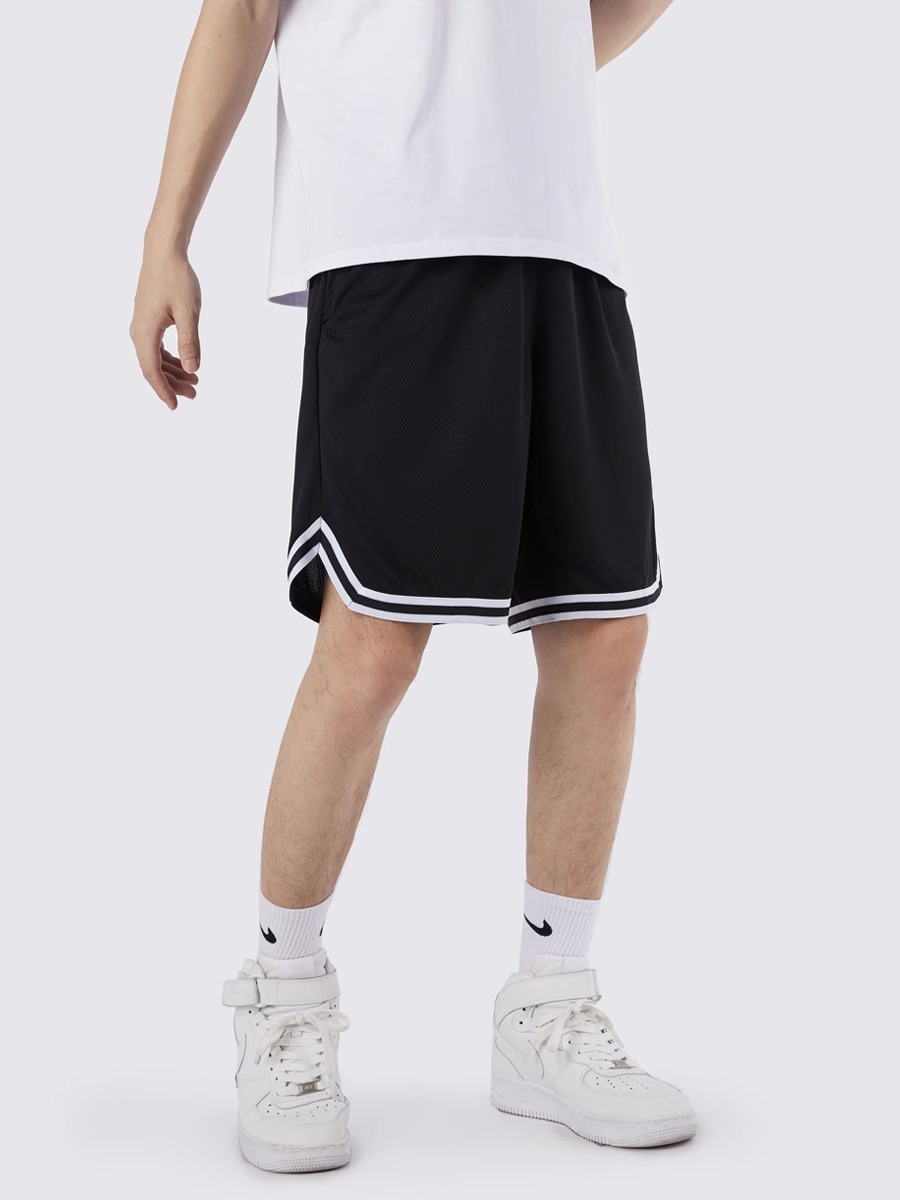 Summer ice silk quick-drying sports pants men's outdoor running sports basketball shorts loose men's shorts women's wholesale