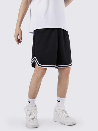 Summer ice silk quick-drying sports pants men's outdoor running sports basketball shorts loose men's shorts women's wholesale