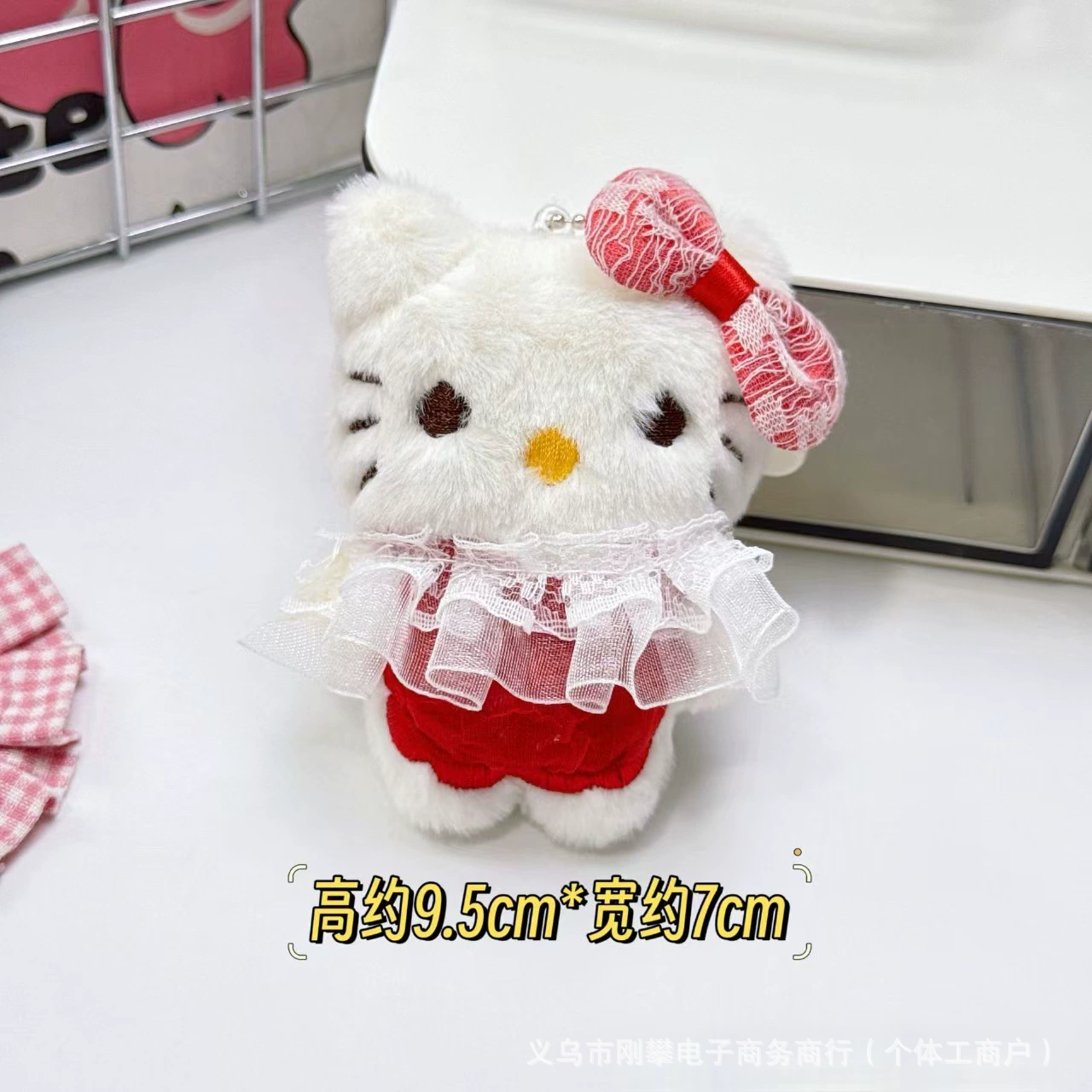 Hello Kitty, плюшевая принадлежность, кукла с аксессуарами, подвеска, котенок, ручная работа