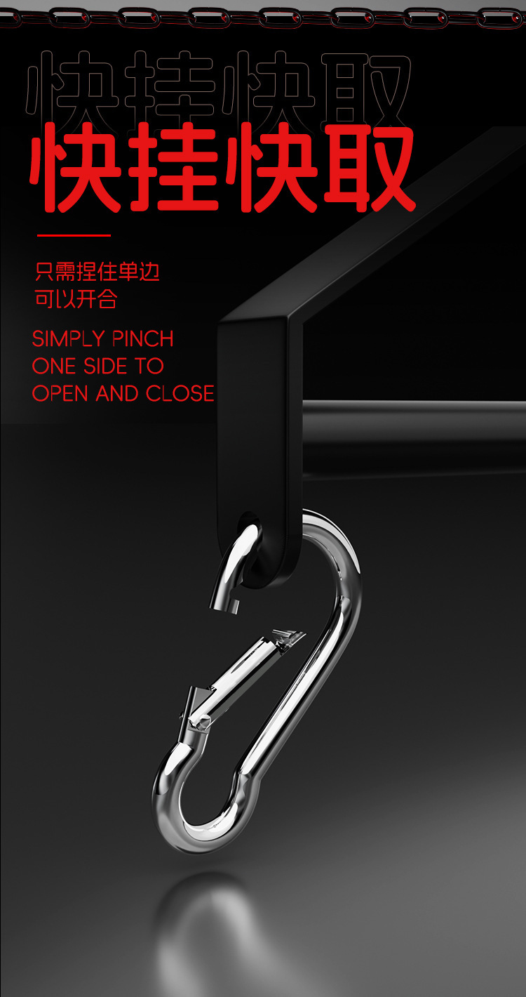 Door Swing Split-Leg Bondage Straps in Black Nylon for Adults — detail image 32