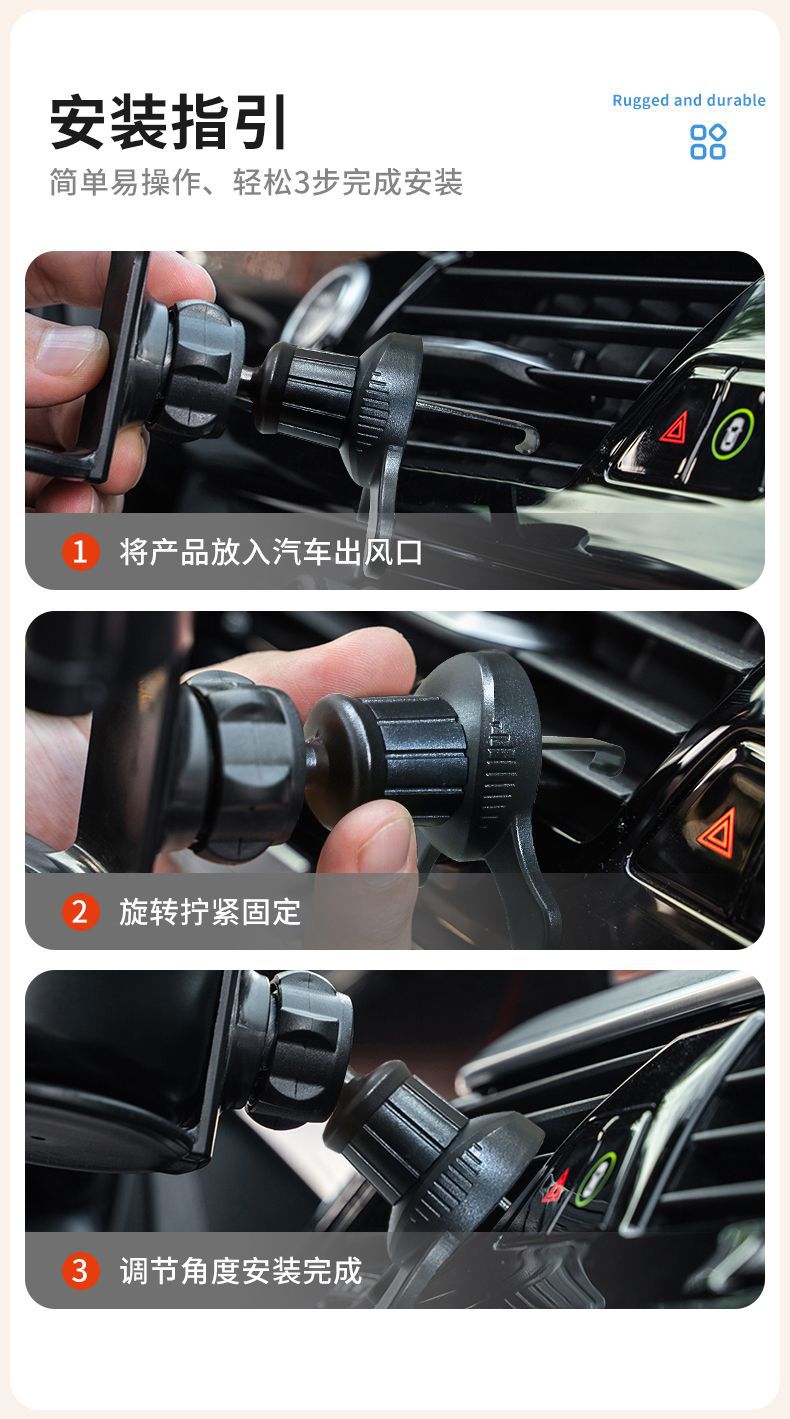 Car-mounted cup holder beverage holder car air outlet kettle ashtray rack multifunctional hanging cup holder