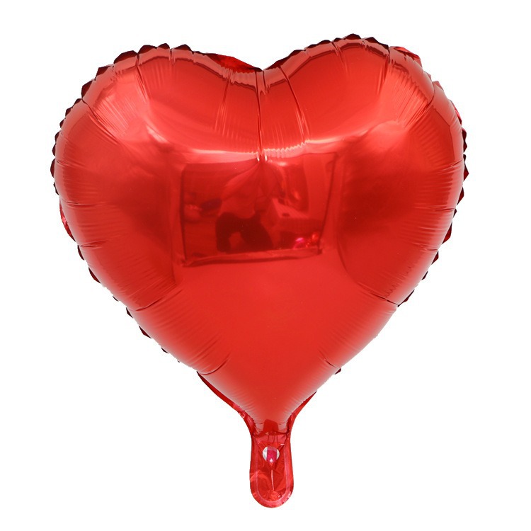 18 inch heart red