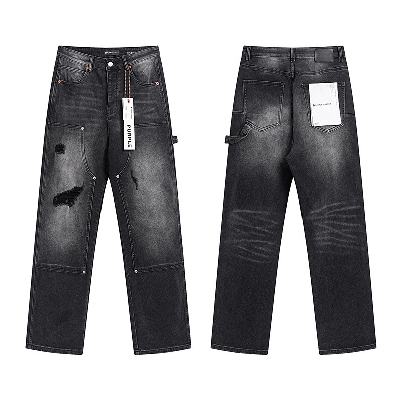 Marca de moda para hombres y mujeres 2025 nuevo verano nuevo estilo pantalones cortos de mezclilla de diamantes calientes rotos pantalones cortos retro de calle de todo fósforo rectos