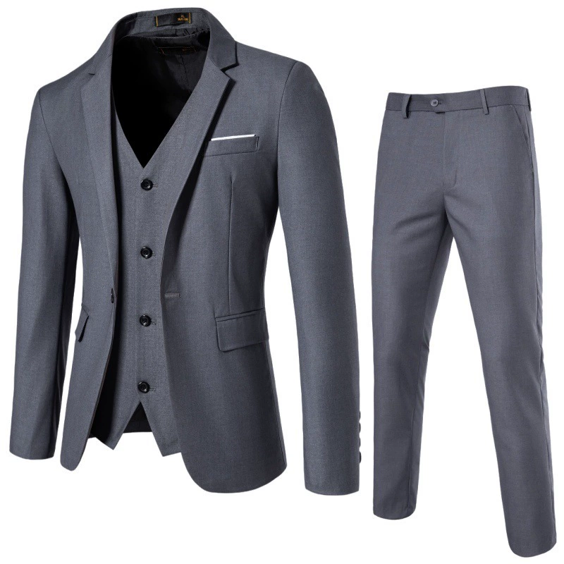 Set, classic suit jacket, (Cross-border trading), 3 piece set