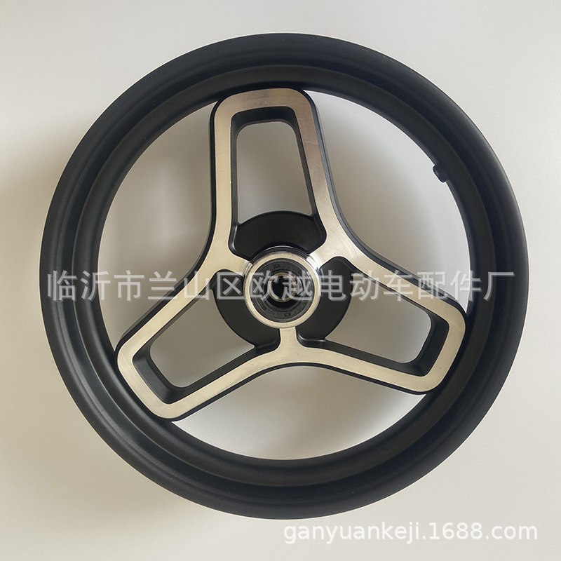 Electric Vehicle Front Hub 10inch Disc Brake 300-10 Little Turtle King Electric Motorcycle Aluminum Wheel Aluminum Alloy Front Wheel Manufacturer Wholesale