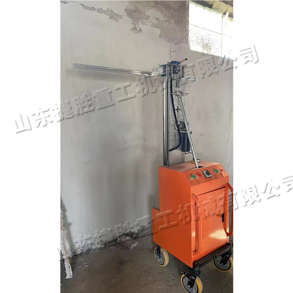 Máquina de nivelación de mortero de construcción automática de masilla de cal máquina de pared de yeso decoración pequeña máquina de nivelación de cemento