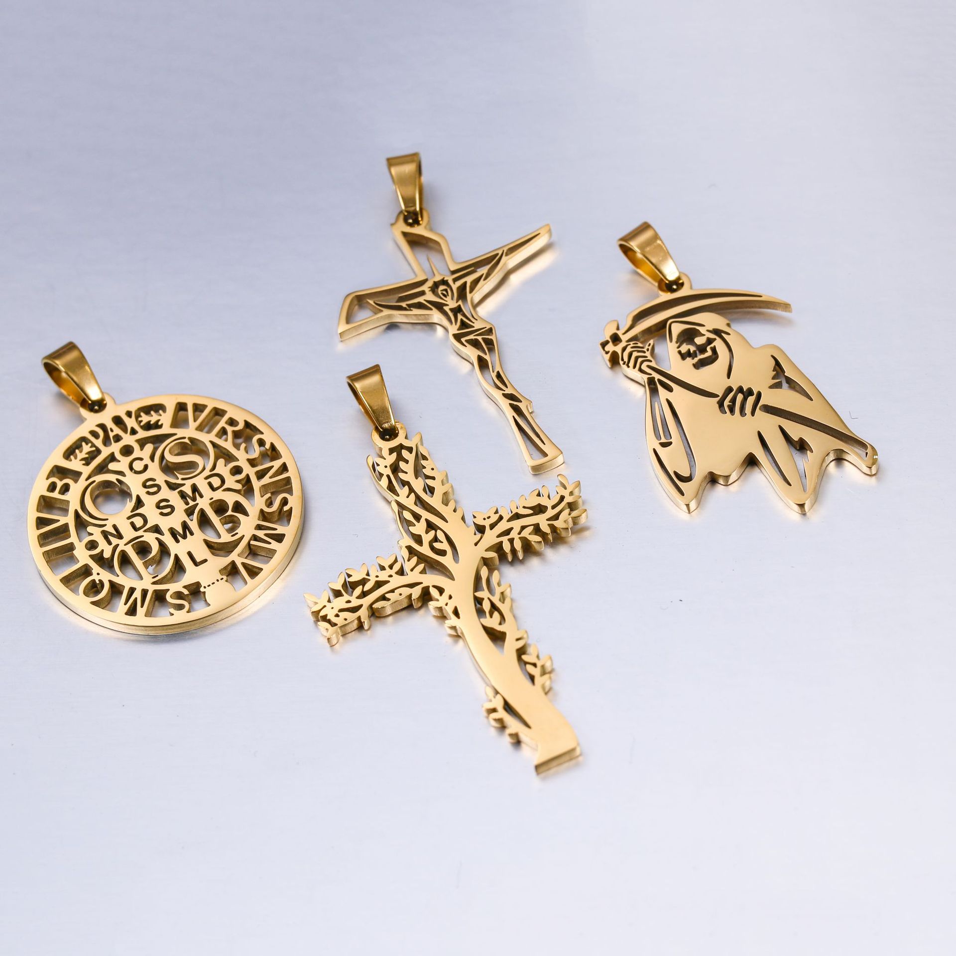 Fashion Cross Stainless Steel Plating Jewelry Accessories