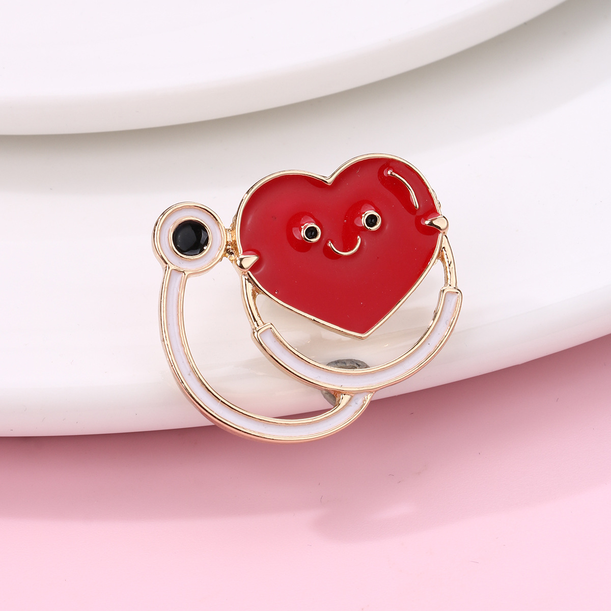 Cute Modern Style Pin Car Heart Shape Bicycle Alloy Enamel Plating Unisex Brooches display picture 20