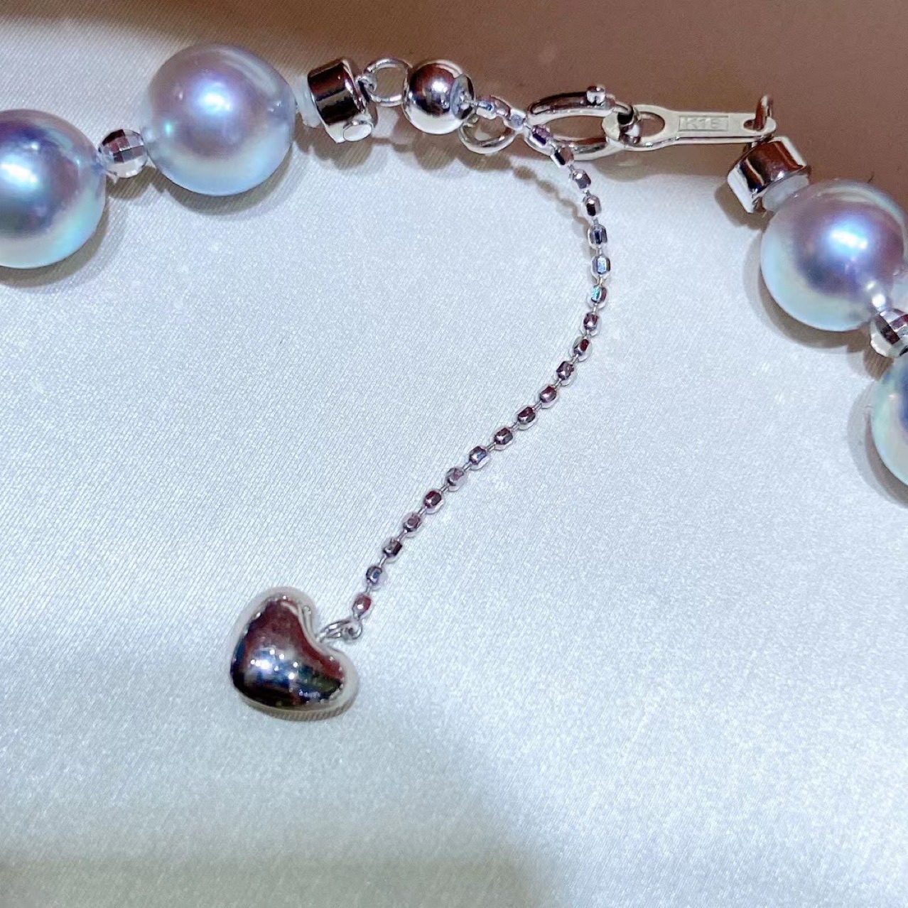 True Matta Akoya Pearl Bracelet 6-6.5mm Basically Positive Circles…