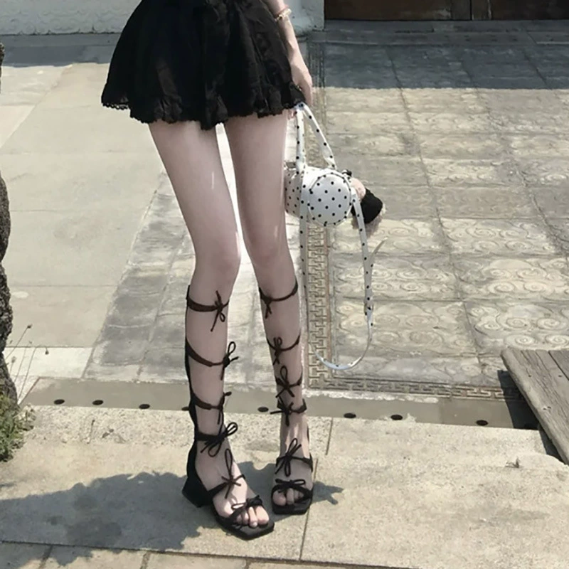 Belt with bow, summer sandals, boots, (Physicals)