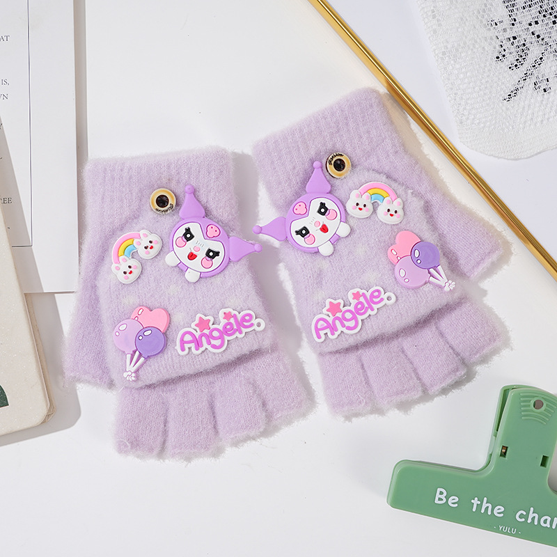 cartoon keep warm children's gloves
