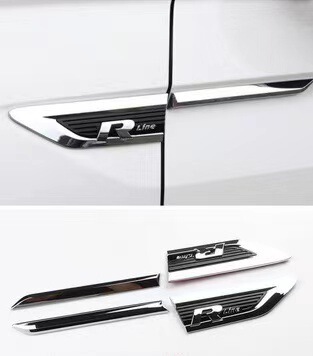 Suitable for New Tiguan Four-wheel Drive Logo Tiguan Modified Car Logo Fender Side Logo Decorative Car Sticker