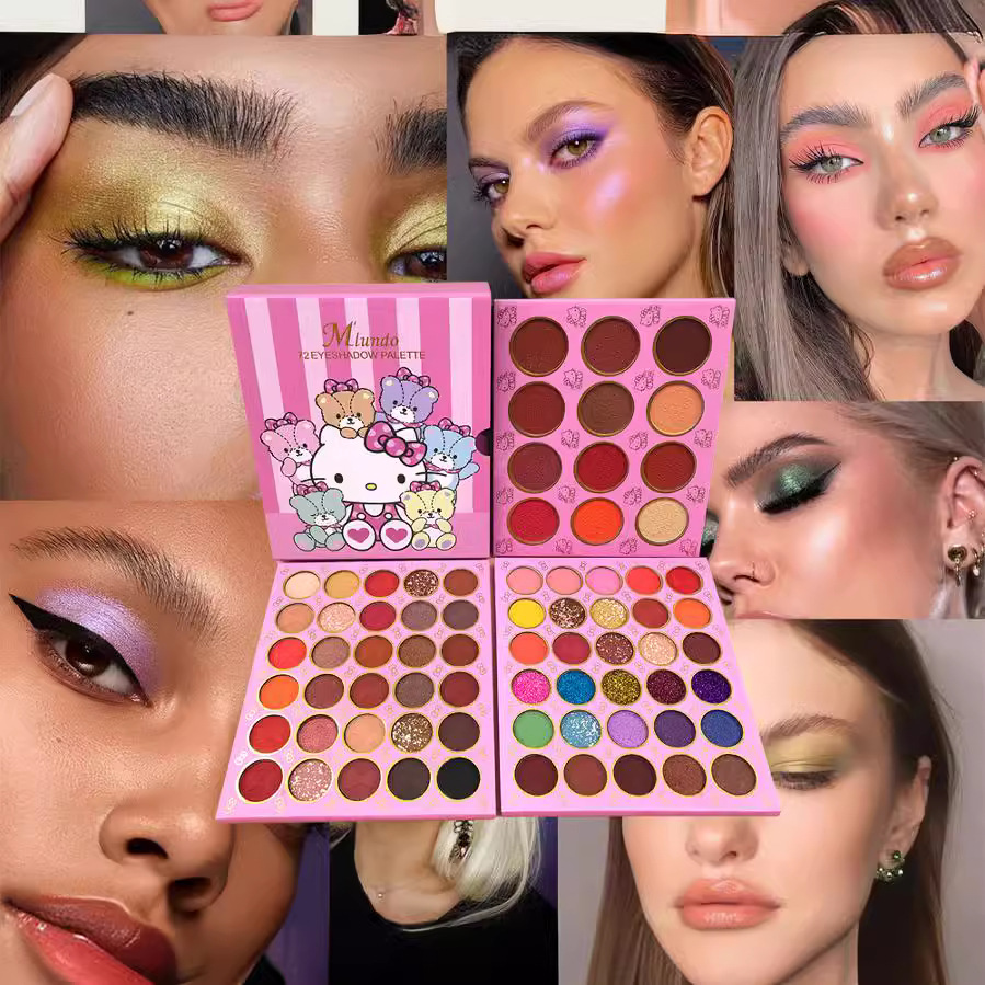 Eyeshadow72 color perla mate sombra de ojos placa transfronteriza europea y americana maquillaje sombra de ojos maquillaje de escenario al por mayor