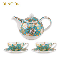 DUNOON丹侬骨瓷子母壶茶具咖啡杯套装家用下午茶茶壶茶水杯礼盒装