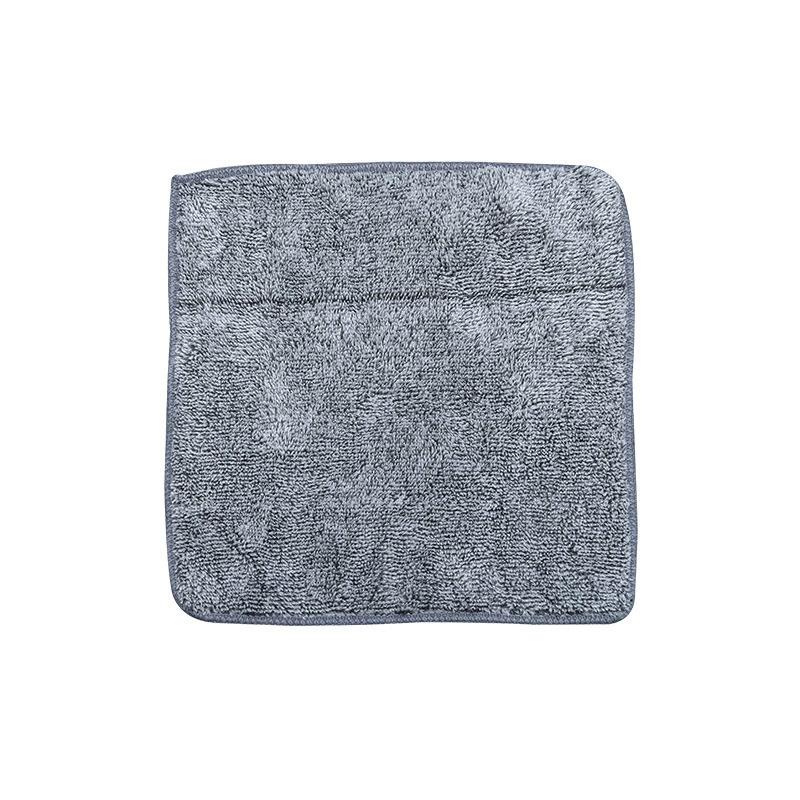 Bamboo charcoal cleaning cloth, thickened absorbent kitchen rag, sizes 25×25 cm and 30×30 cm, multi‑pack
