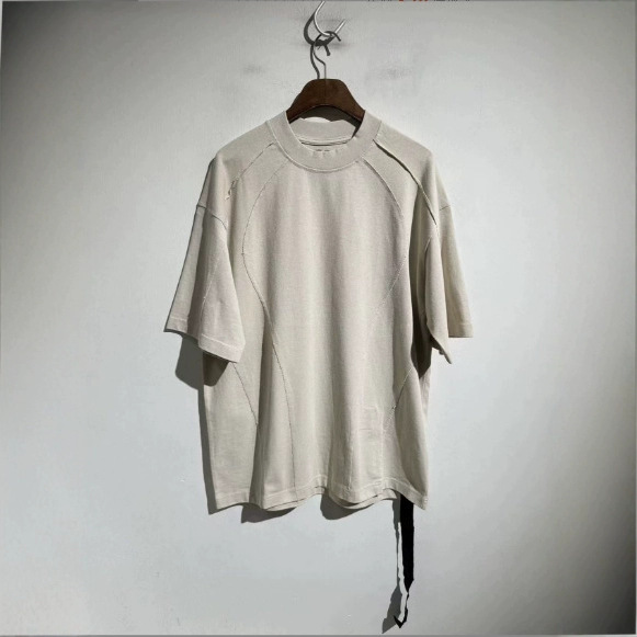 American Brand Style Patch Washed Vintage Short T-Shirt Unisex Trendy Half Sleeve_voghion.com