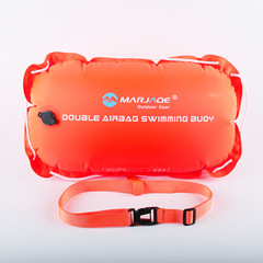 Durable, safe, easy to inflate double airbag swimming float made of reinforced nylon and PVC for outdoor wilderness swimming and tail ball
