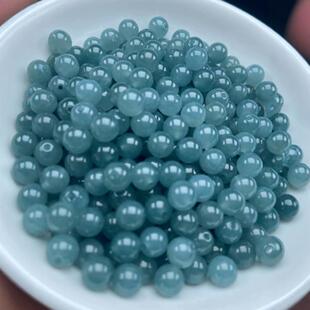 Jade blue water 6mm round beads wholesale diy jade jewelry bracelet diversity delivery