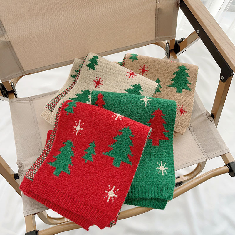 Cadeau de Noël Écharpe pour enfants Écharpe coupe-vent épaisse et chaude pour bébé garçon et fille_voghion.com