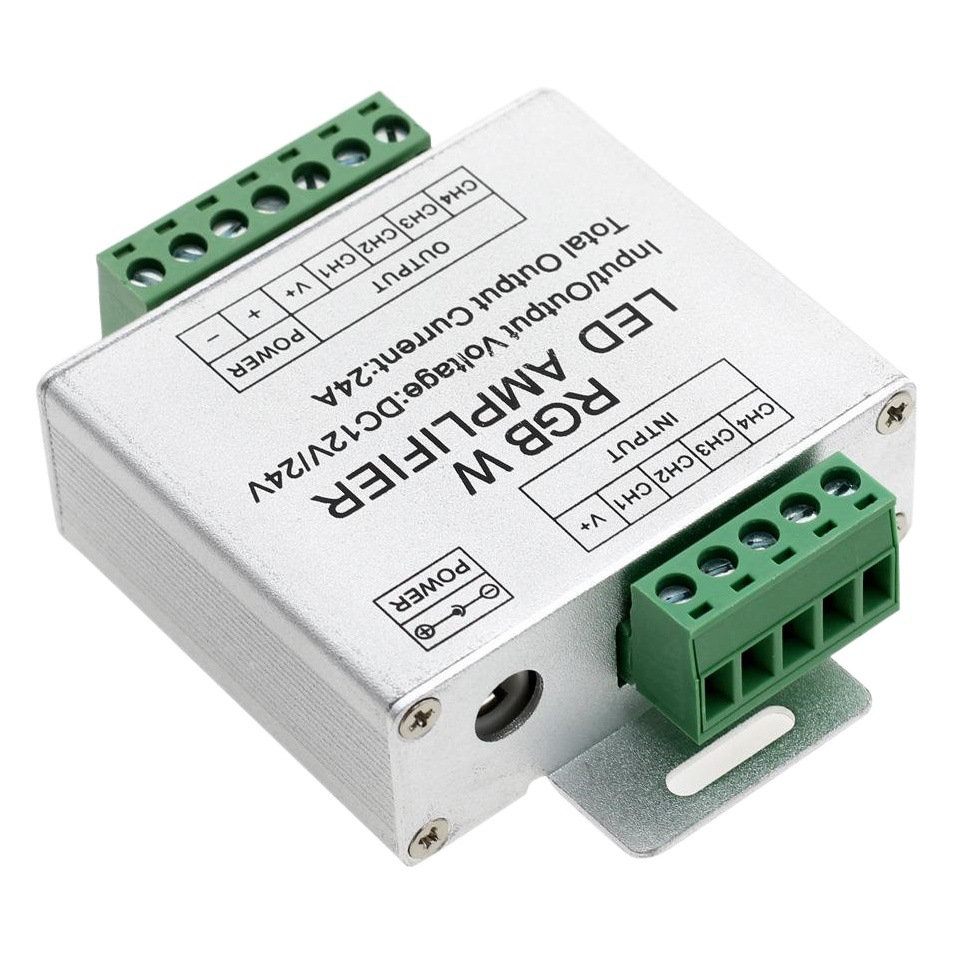 RGBW amplificador de señal amplificador de potencia LED controlador directo fábrica alta potencia luz con relé