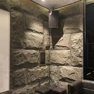 Light Mushroom Stone PU Stone Leather Artificial Stone Artificial Stone Leather Stone Felt Stone Rock Wall Natural Face Rock Plate Thick
