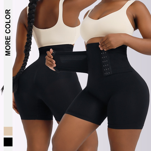 Cross-border new high-waist tummy control shaping leggings with powerful waist-cinching and belly-flattening technology, graphene antibacterial gusset shaping underwear