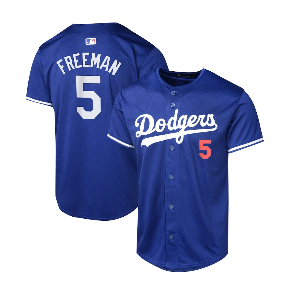  MLB Dodgers Jersey 5#Freeman 17#Ohtani Shohei Otani embroidered baseball uniform