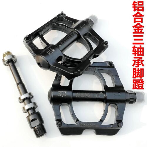 Mountain bike bearing pedals bicycle three-bearing pedals aluminum alloy 3-bearing pedals four-bearing pedal accessories