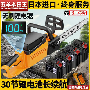 New Imported 30-Section Rechargeable Electric Chain Saw High-Power Multi-Functional Satchel Lithium Electric Saw Household Logging Hand Saw