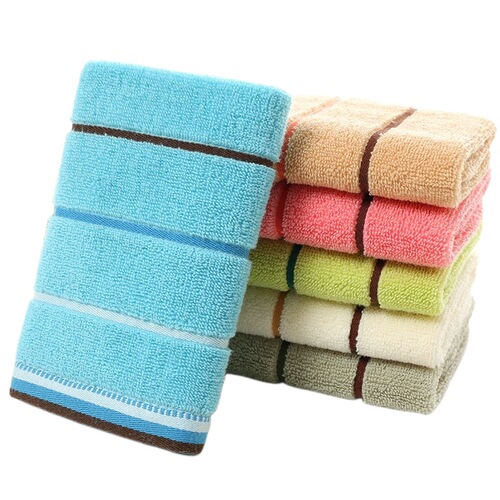 Square pure cotton face towel thickened absorbent large square towel kindergarten face cleansing towel children's hand towel manufacturer wholesale