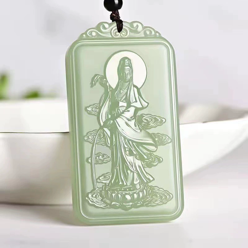 Tieguanyin tea jade, pendant, Birthday gift