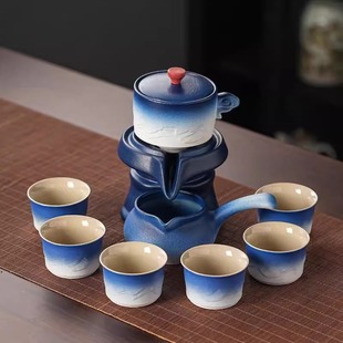 Automatic Tea Set Small Set New Chinese Style Simple 2025 New Household Anti-scalding Teapot Tea Cup Lazy Tea Maker