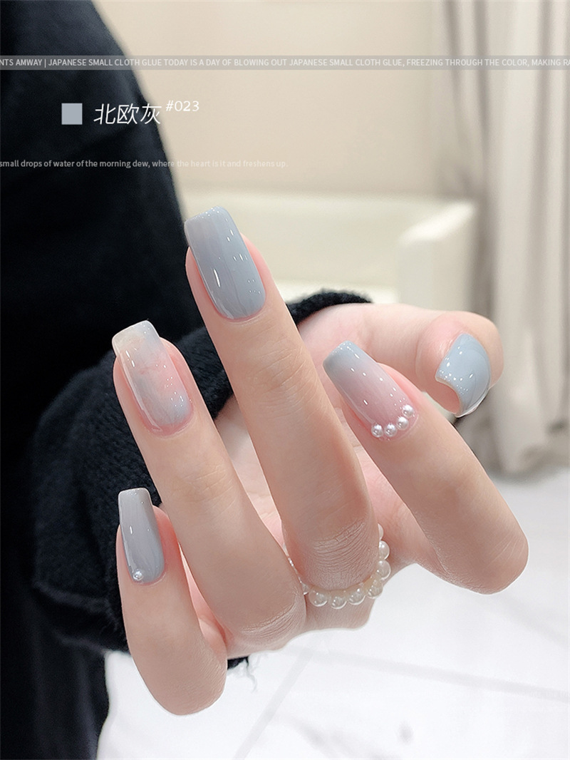 KaSi fototerapia Esmalte de uñas pegamento 2023 nueva primavera y el verano popular blanco lechoso nude rojo cereza salón especial