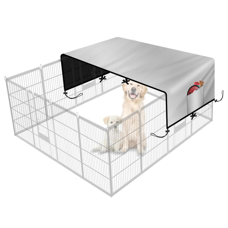 210D Oxford Cloth Dog Cage Top Cover, Dog Pet Enclosure Top Cover, Anti-Uv Dustproof Sunshade Cloth 210D Oxford Cloth Dog Cage Top Cover, Dog Pet Enclosure Top Cover, Anti-Uv Dustproof Sunshade Cloth