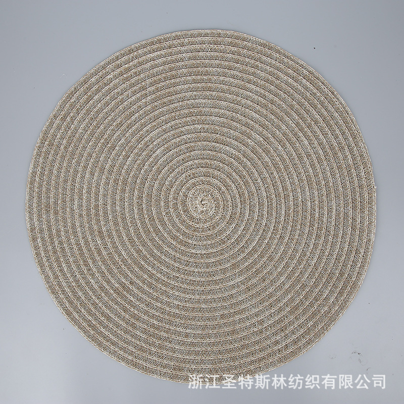 almohadilla de aislamiento térmico almohadilla de taza inswind almohadilla de comedor occidental almohadilla de mesa a prueba de quemaduras estilo japonés trenzado redondo almohadilla de tazón nórdico almohadilla de tela de mesa