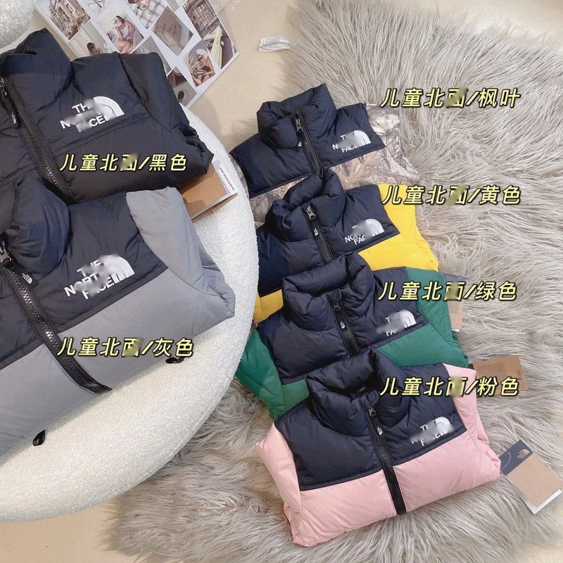 莆田高版本北脸儿童1996羽绒服女童男童加厚羽绒服立领外套白鸭绒|undefined