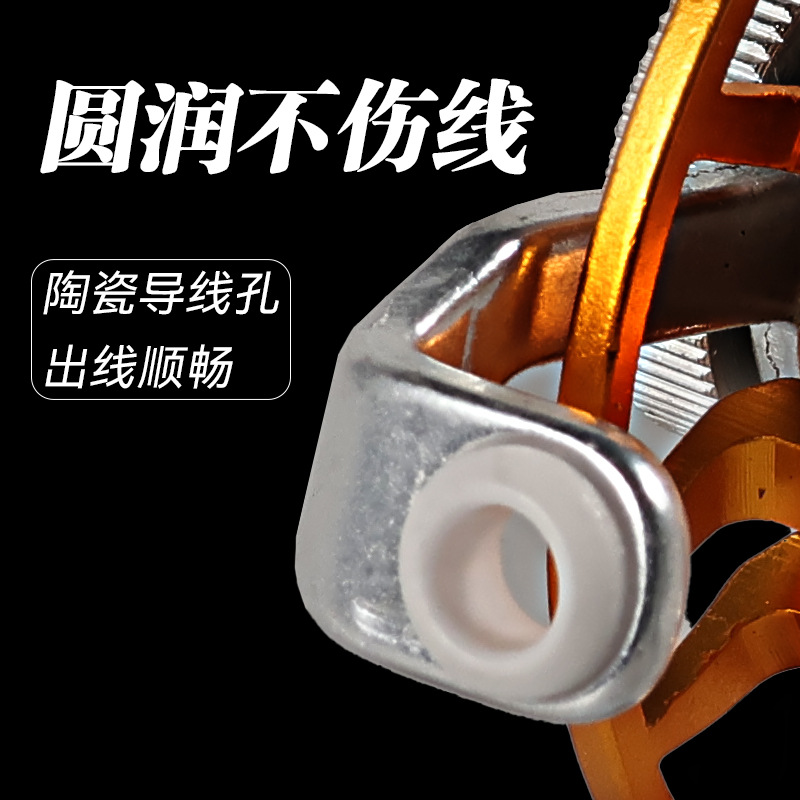 Yongshun artes de pesca de metal completo válvula de rueda delantera rueda de metal carrete de pesca suministros de pesca equipo de pesca
