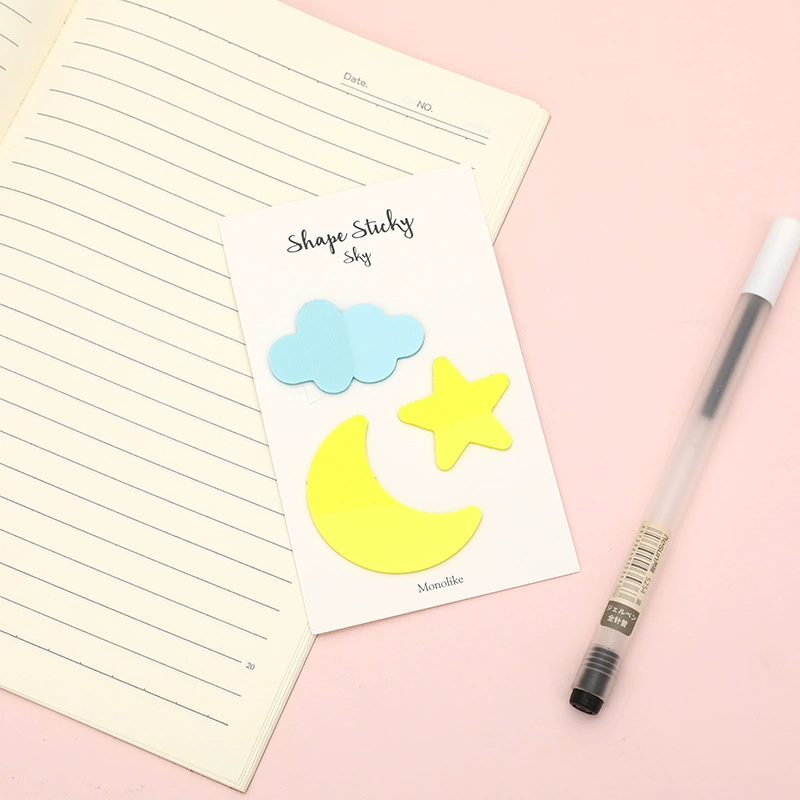 Creative Alien Convenience Paste Office Cedreed Paper Signing Paper INS Wind Remembering Fluorescence Paste Paste Wholesale