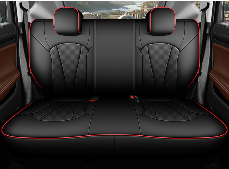 Factory Direct Sales of Perforated Leather Wear-Resistant Car Seat Cushions and Full-Coverage Special Car Seat Covers for the Verano