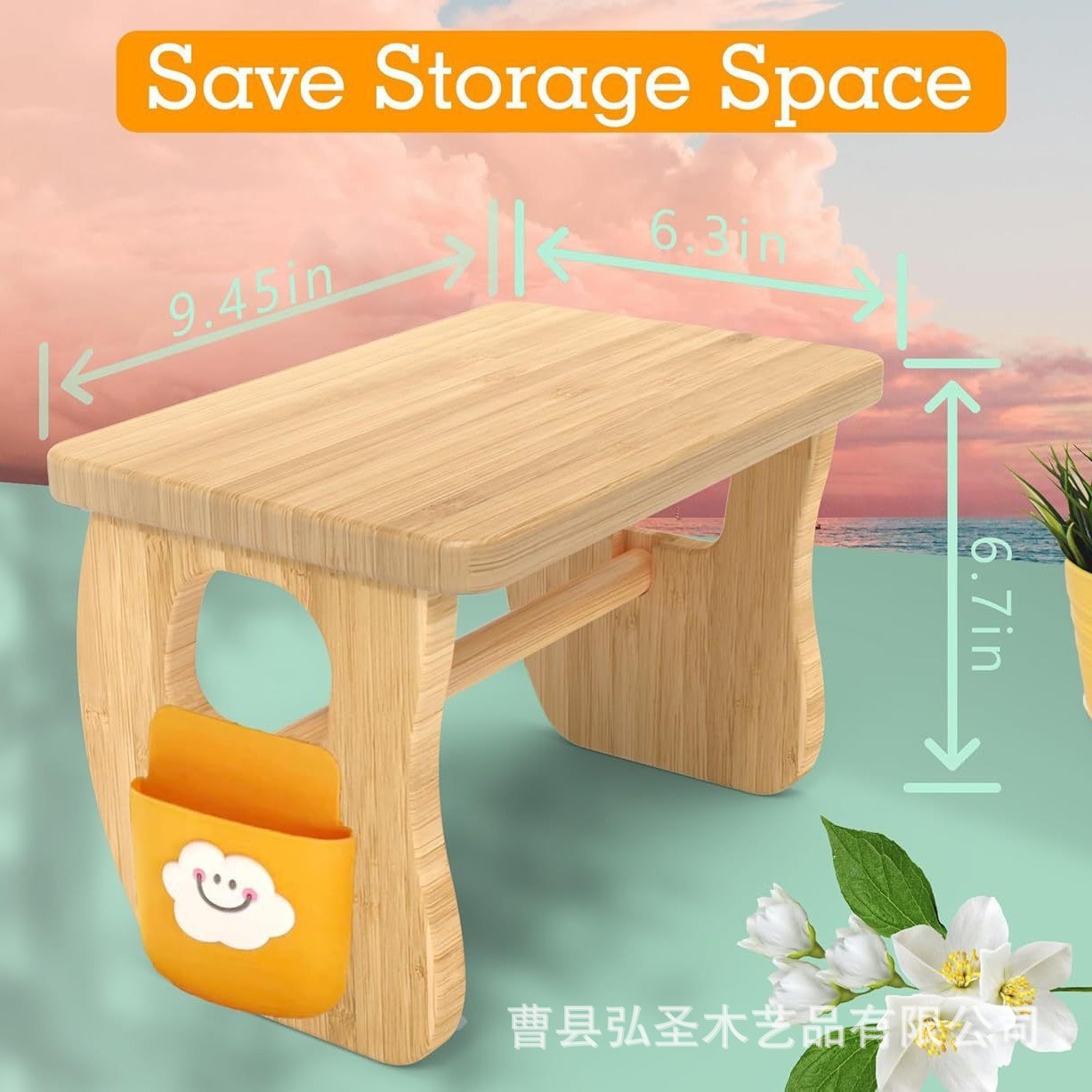 Impresora de etiquetas de escritorio Etiqueta térmica Soporte de madera Impresora de escritorio Etiqueta de rollo Soporte de madera