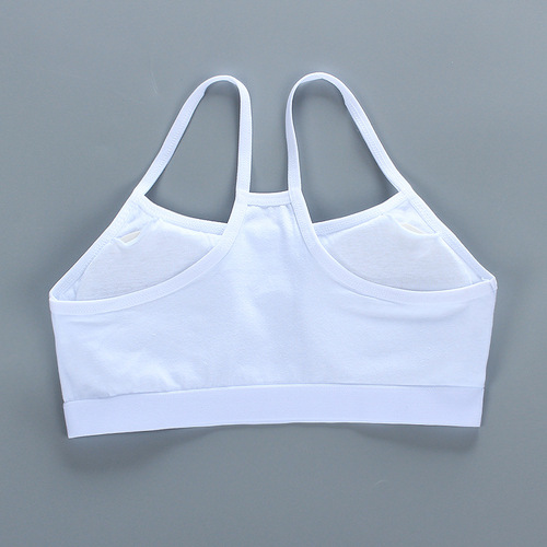 Girls' bra development period small suspender underwear summer cotton vest bottoming half-length tube top bra for student girls