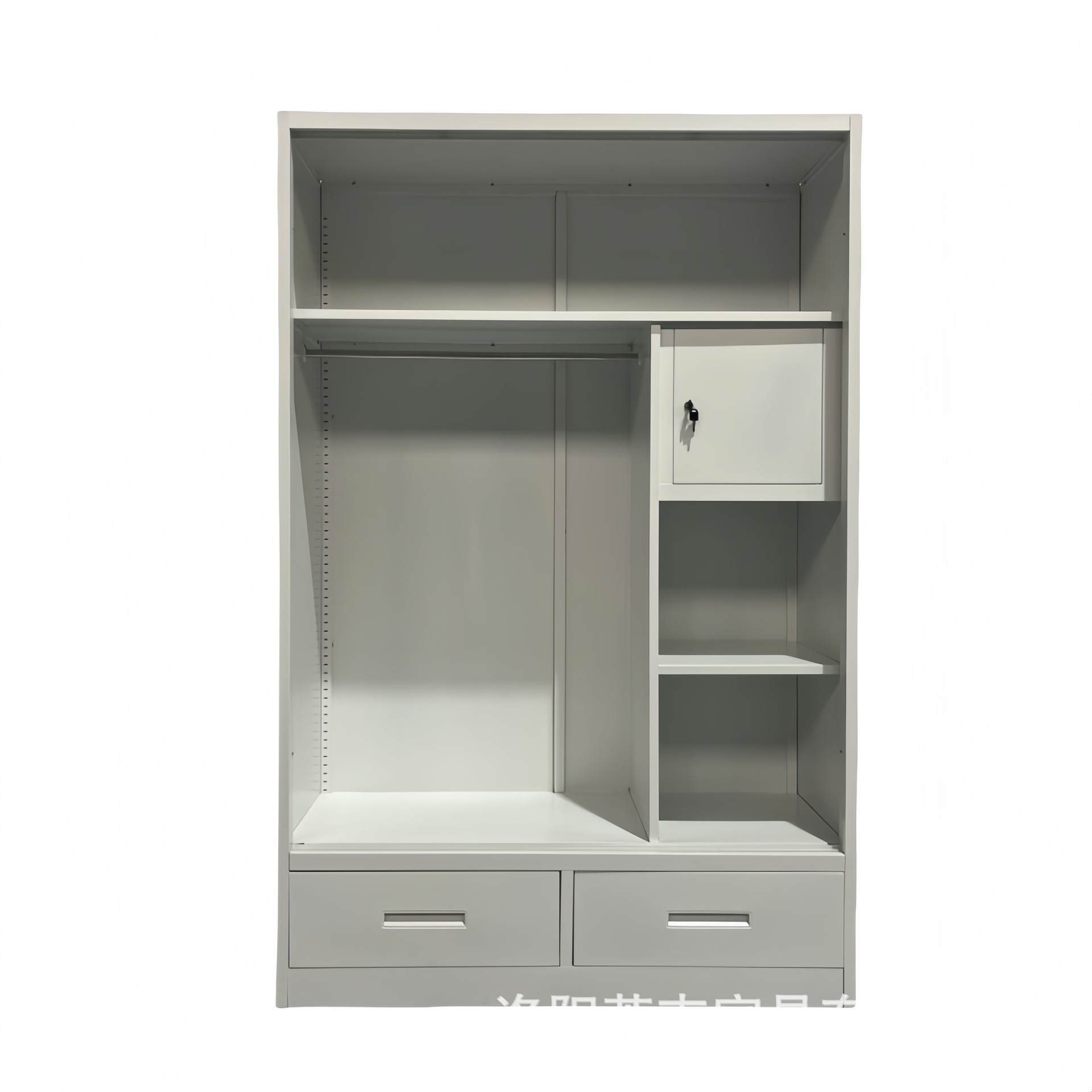 Gabinete de impresión personalizado armario de acero dormitorio casero armario armario de hierro armario balcón puerta deslizante armario image 5
